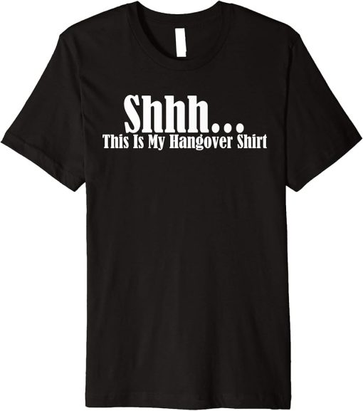 MY HANGOVER Sarcastic Cool Graphic Gift Idea Premium T-Shirt