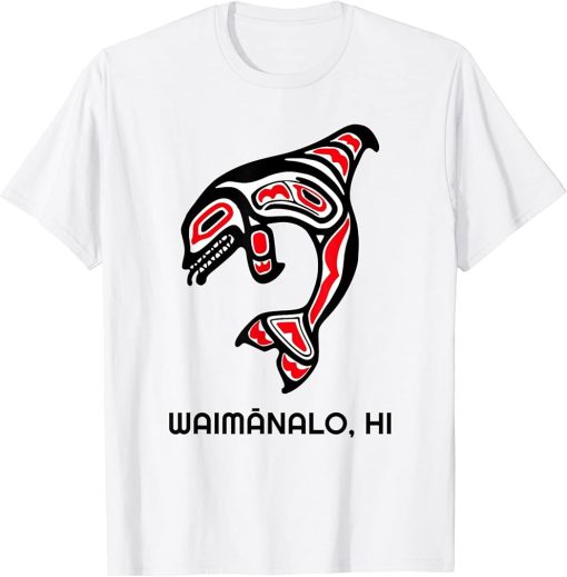 Waimanalo HI Native Aboriginal Orca Killer Whales T-Shirt