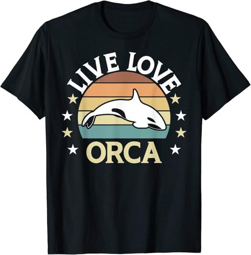 Funny Orca Lover Graphic for Women Men Kids Whale T-Shirt