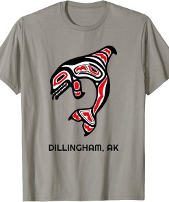 Dillingham Alaska Native American Indian Orca Killer-Whale T-Shirt