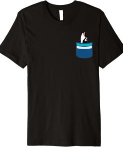 Ocean Animal Lover Killer Whale Pocket Orca Premium T-Shirt